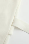 SWAYING/KNIT hollow back turtleneck pullover SW23AW1T19 white